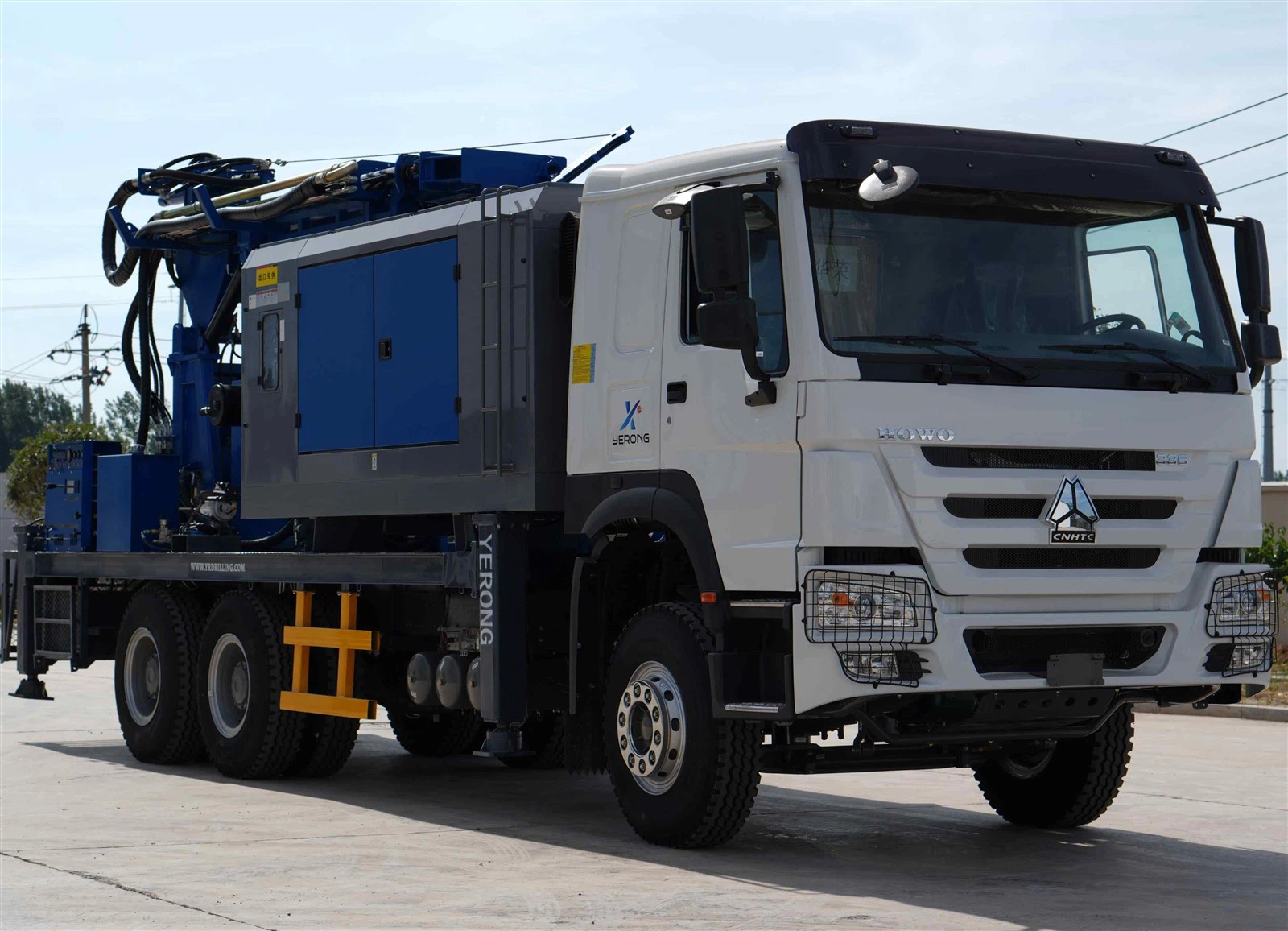 شاحنة YRT350 - تجربة مشروع حفر آبار المياه المُثبتة على الرفاهية العامة